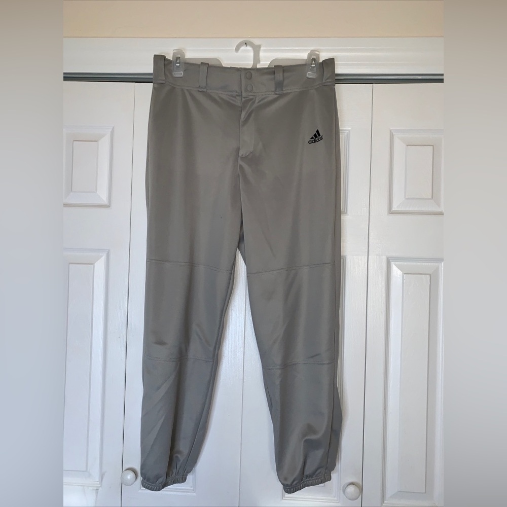 Adidas Baseball Pants  Size: L  Gray AEROREADY